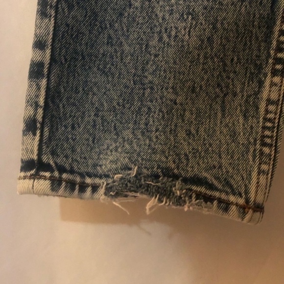 ABERCROMBIE & FITCH The Mom High Rise Acid Wash Curve Love Jeans Size 27 - Picture 9 of 9